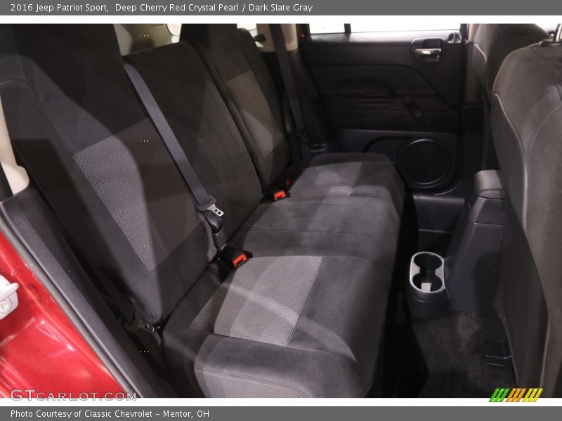 Deep Cherry Red Crystal Pearl / Dark Slate Gray 2016 Jeep Patriot Sport