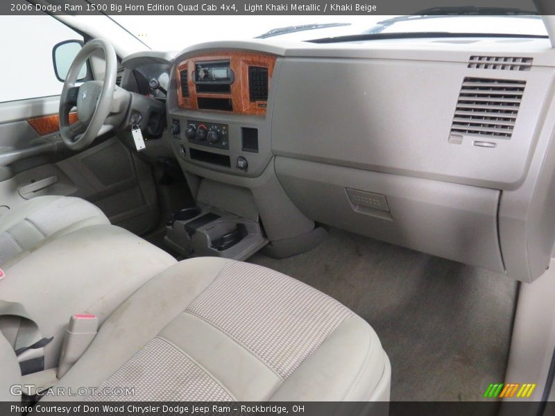 Light Khaki Metallic / Khaki Beige 2006 Dodge Ram 1500 Big Horn Edition Quad Cab 4x4