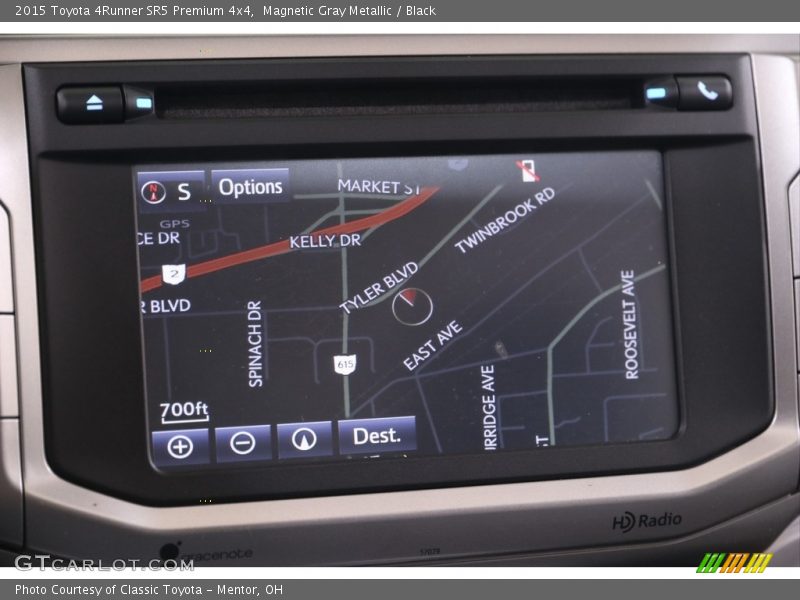 Magnetic Gray Metallic / Black 2015 Toyota 4Runner SR5 Premium 4x4