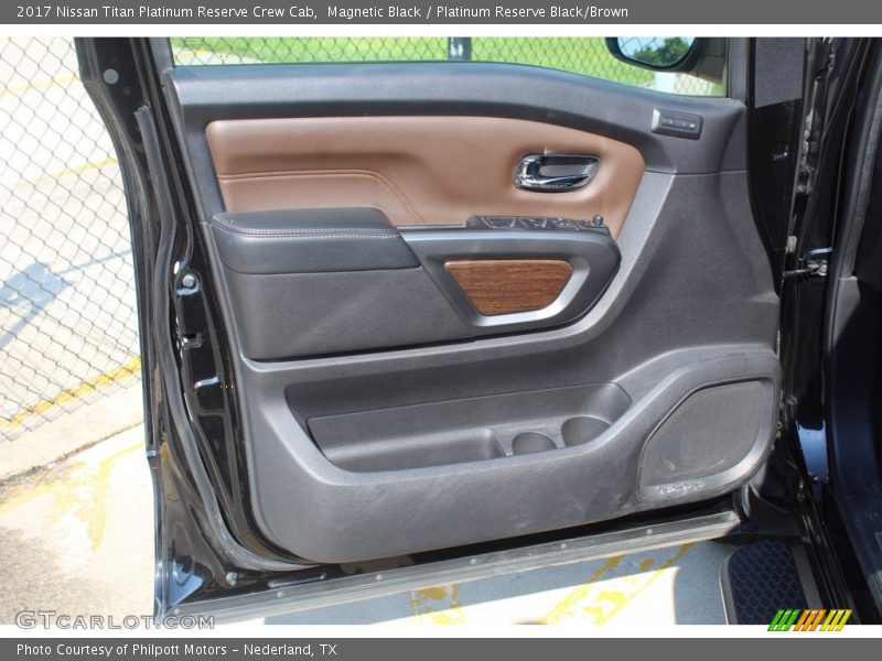 Door Panel of 2017 Titan Platinum Reserve Crew Cab