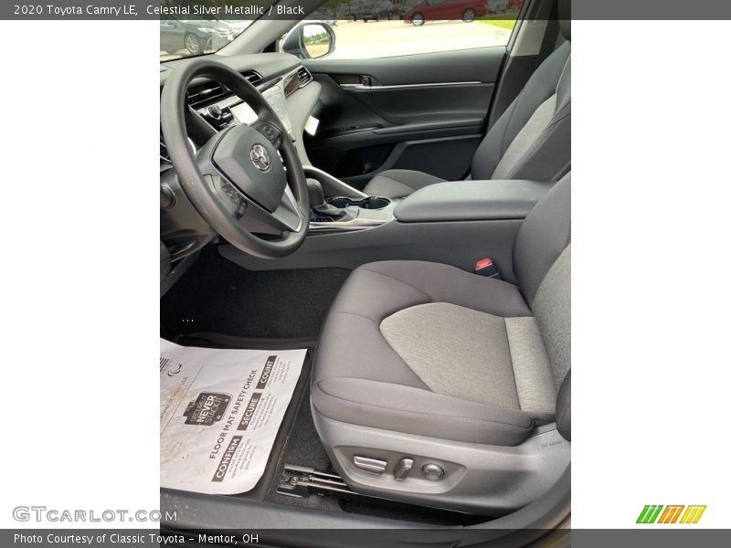 Celestial Silver Metallic / Black 2020 Toyota Camry LE