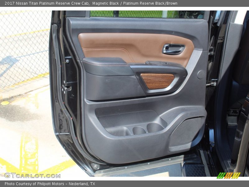 Door Panel of 2017 Titan Platinum Reserve Crew Cab