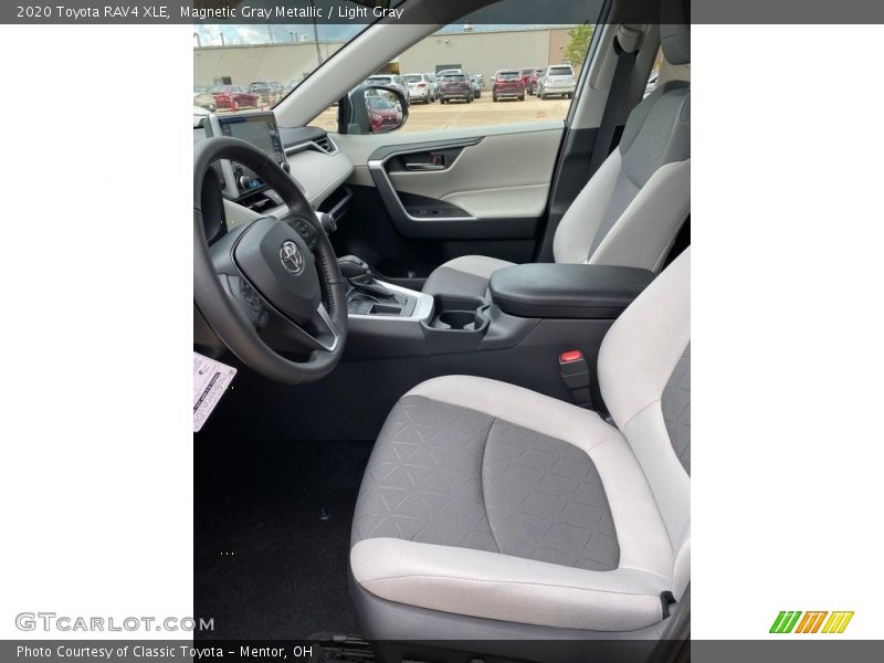 Magnetic Gray Metallic / Light Gray 2020 Toyota RAV4 XLE
