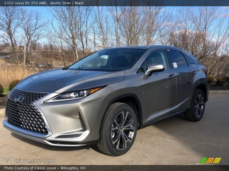 Atomic Silver / Black 2020 Lexus RX 350 AWD