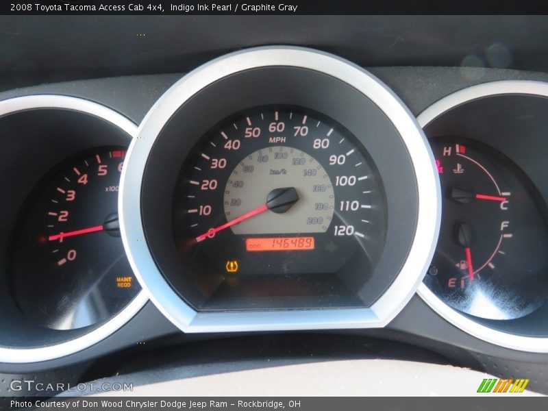 Indigo Ink Pearl / Graphite Gray 2008 Toyota Tacoma Access Cab 4x4