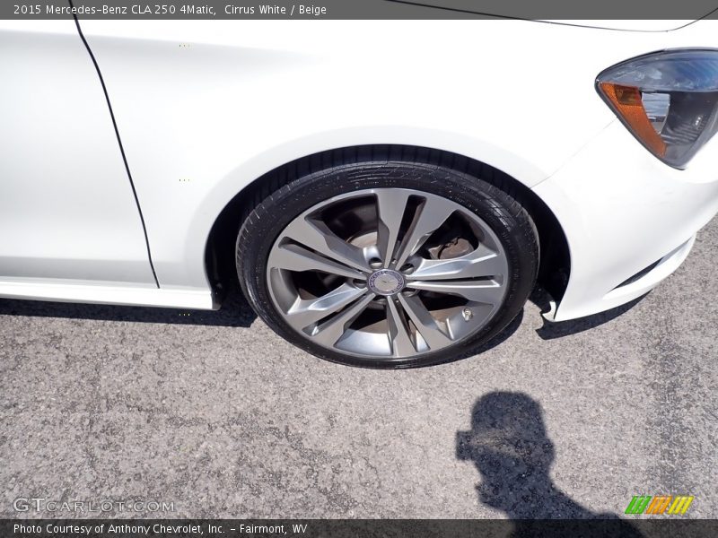 Cirrus White / Beige 2015 Mercedes-Benz CLA 250 4Matic