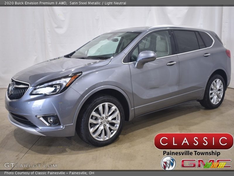 Satin Steel Metallic / Light Neutral 2020 Buick Envision Premium II AWD