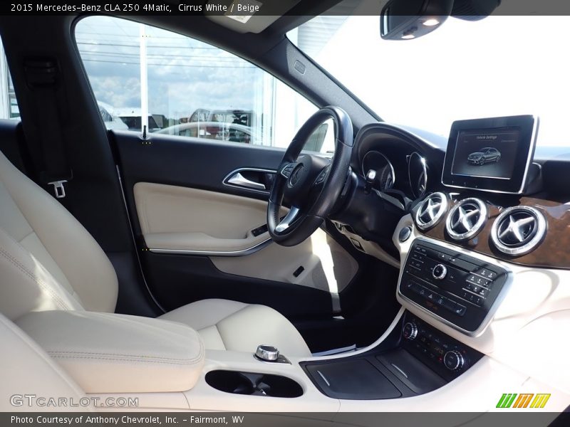 Cirrus White / Beige 2015 Mercedes-Benz CLA 250 4Matic