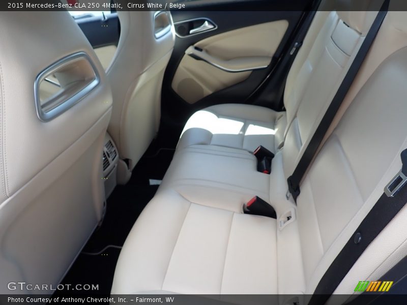 Cirrus White / Beige 2015 Mercedes-Benz CLA 250 4Matic