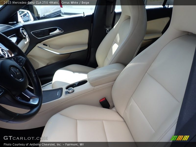 Cirrus White / Beige 2015 Mercedes-Benz CLA 250 4Matic