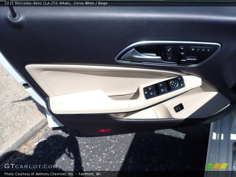 Cirrus White / Beige 2015 Mercedes-Benz CLA 250 4Matic