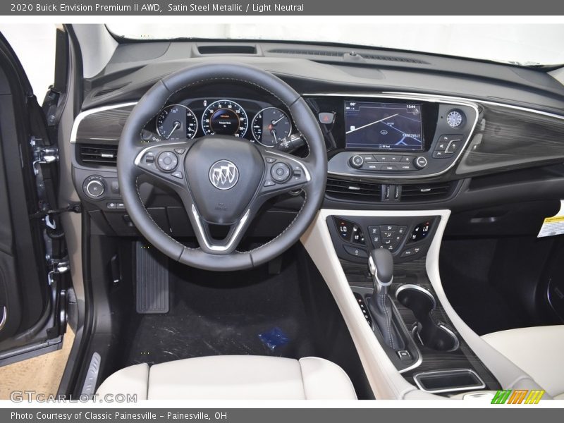 Satin Steel Metallic / Light Neutral 2020 Buick Envision Premium II AWD