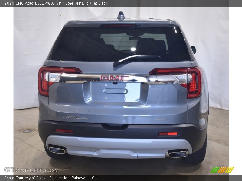 Satin Steel Metallic / Jet Black 2020 GMC Acadia SLE AWD