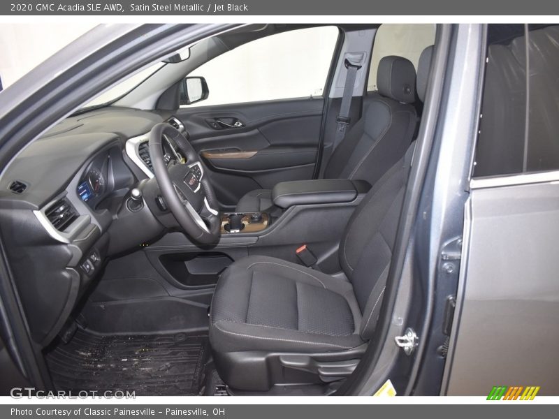 Satin Steel Metallic / Jet Black 2020 GMC Acadia SLE AWD