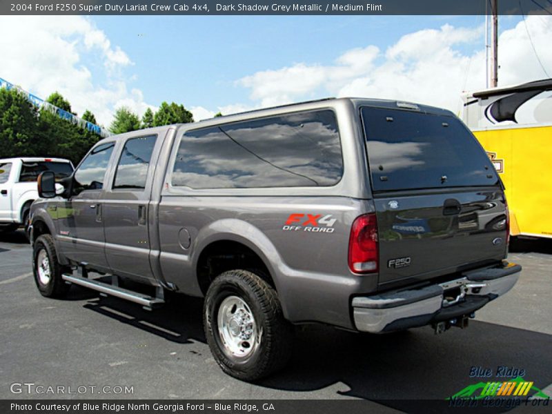 Dark Shadow Grey Metallic / Medium Flint 2004 Ford F250 Super Duty Lariat Crew Cab 4x4
