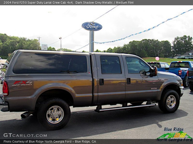 Dark Shadow Grey Metallic / Medium Flint 2004 Ford F250 Super Duty Lariat Crew Cab 4x4