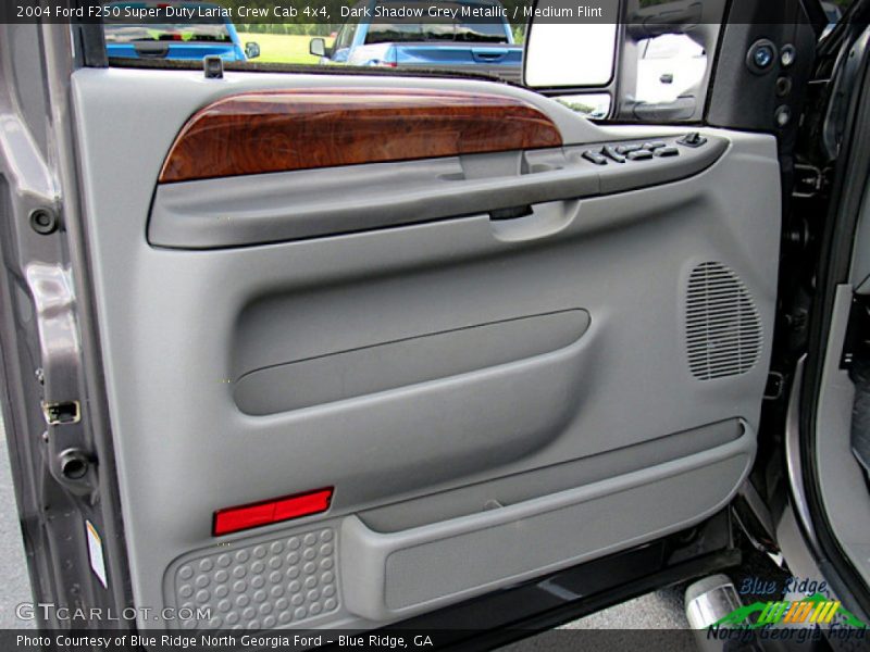 Dark Shadow Grey Metallic / Medium Flint 2004 Ford F250 Super Duty Lariat Crew Cab 4x4