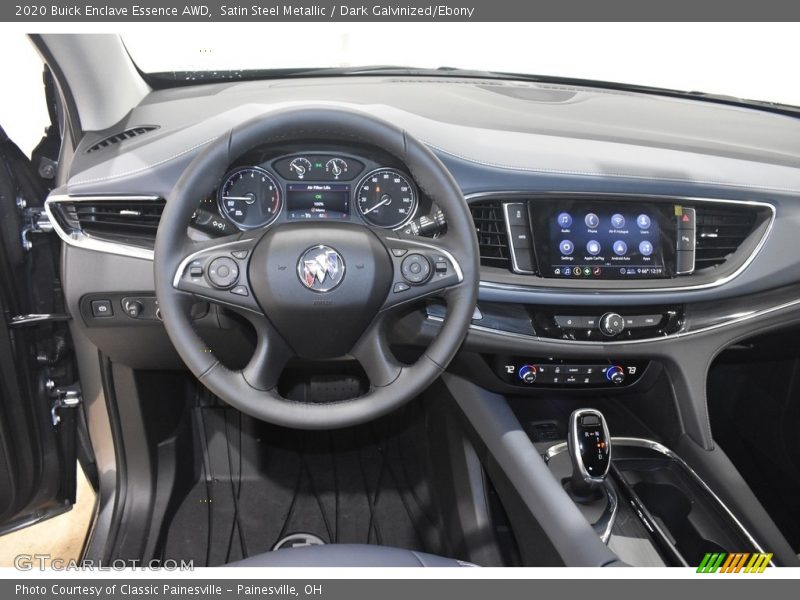 Satin Steel Metallic / Dark Galvinized/Ebony 2020 Buick Enclave Essence AWD