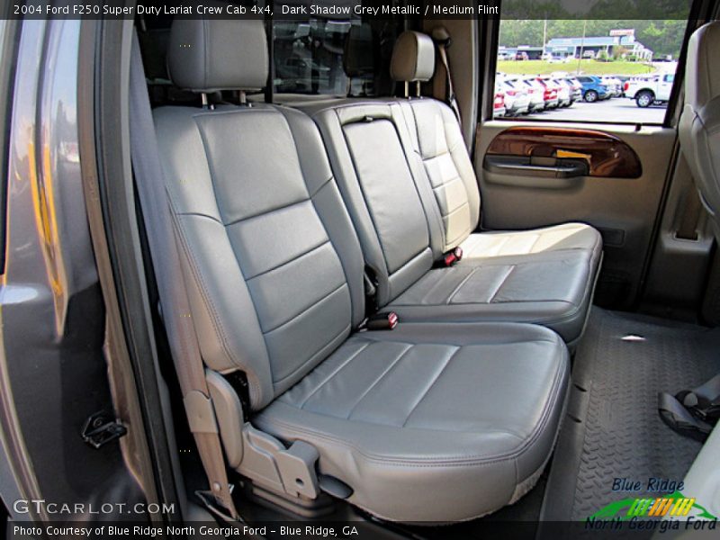Dark Shadow Grey Metallic / Medium Flint 2004 Ford F250 Super Duty Lariat Crew Cab 4x4