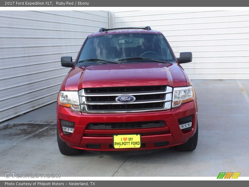 Ruby Red / Ebony 2017 Ford Expedition XLT