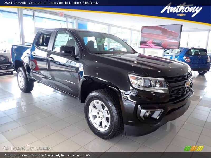 Black / Jet Black 2021 Chevrolet Colorado LT Crew Cab 4x4