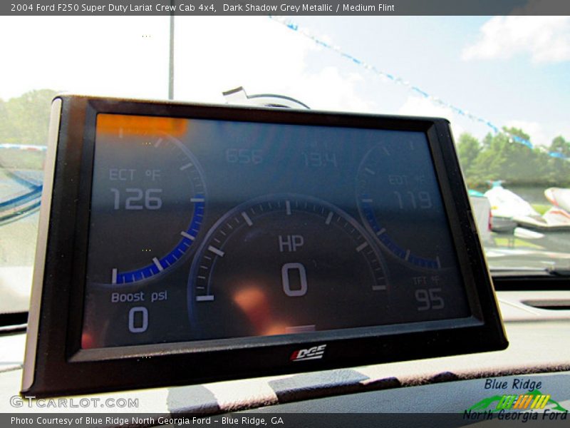 Dark Shadow Grey Metallic / Medium Flint 2004 Ford F250 Super Duty Lariat Crew Cab 4x4