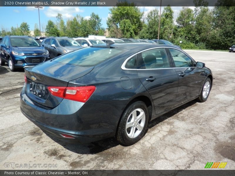 Shadow Gray Metallic / Jet Black 2020 Chevrolet Malibu LS