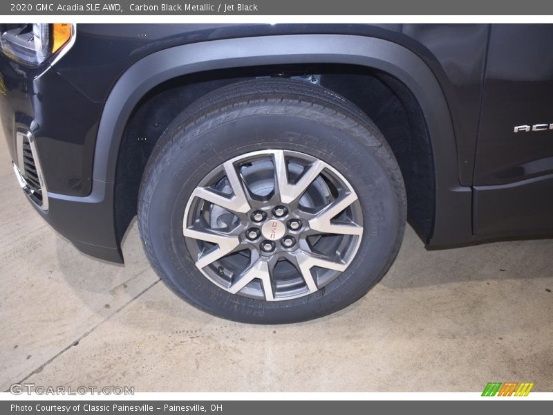 Carbon Black Metallic / Jet Black 2020 GMC Acadia SLE AWD