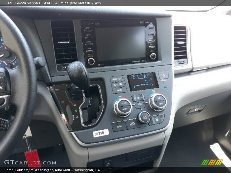 Alumina Jade Metallic / Ash 2020 Toyota Sienna LE AWD