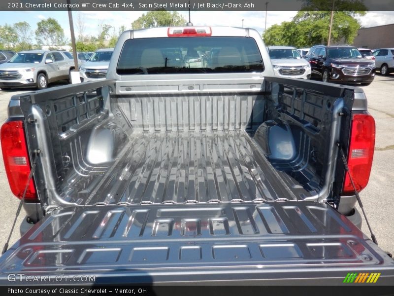 Satin Steel Metallic / Jet Black/­Dark Ash 2021 Chevrolet Colorado WT Crew Cab 4x4