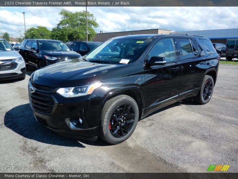 Mosaic Black Metallic / Jet Black 2020 Chevrolet Traverse Premier AWD