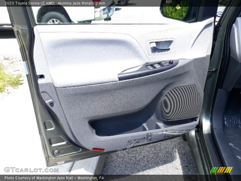 Alumina Jade Metallic / Ash 2020 Toyota Sienna LE AWD