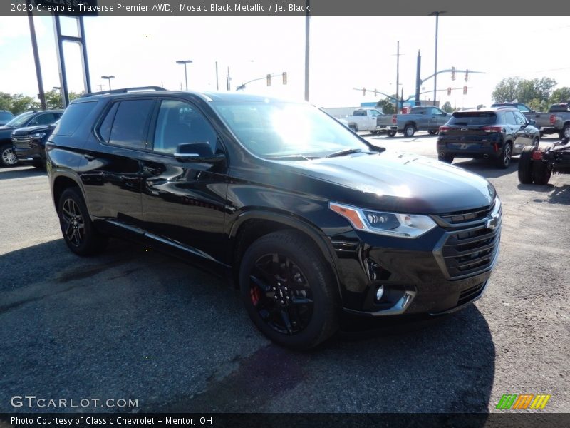 Mosaic Black Metallic / Jet Black 2020 Chevrolet Traverse Premier AWD