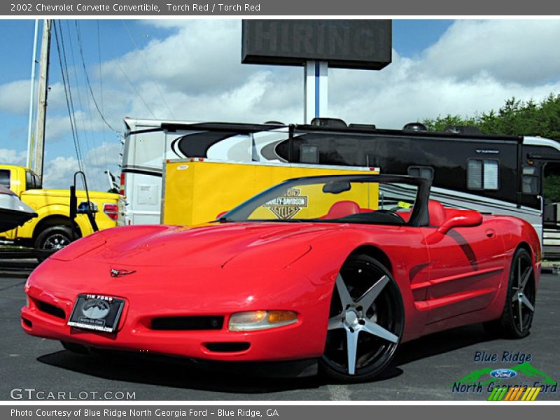 Torch Red / Torch Red 2002 Chevrolet Corvette Convertible
