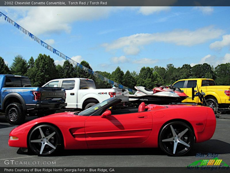 Torch Red / Torch Red 2002 Chevrolet Corvette Convertible