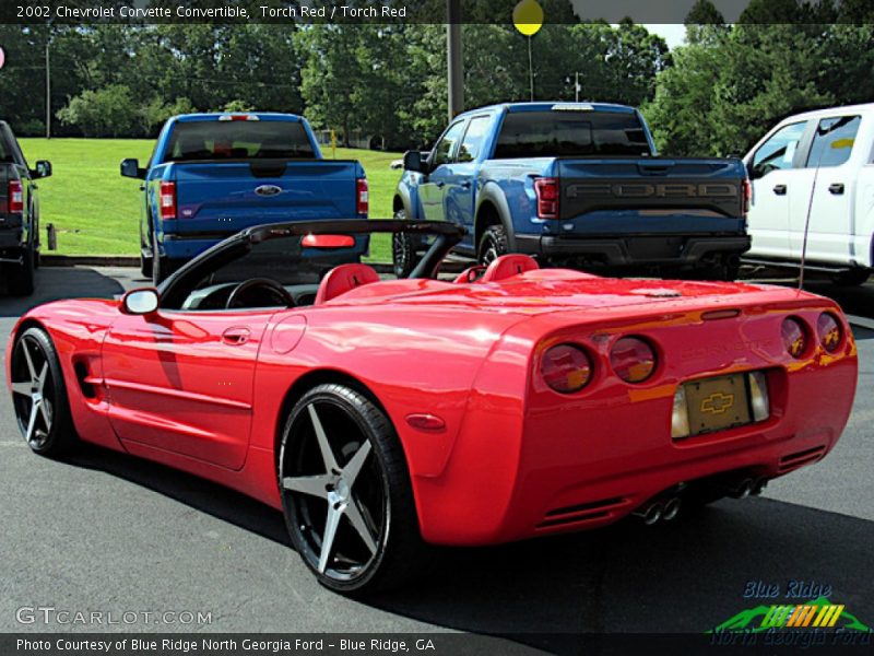 Torch Red / Torch Red 2002 Chevrolet Corvette Convertible