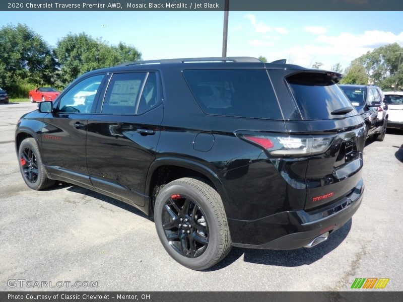 Mosaic Black Metallic / Jet Black 2020 Chevrolet Traverse Premier AWD