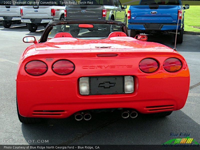 Torch Red / Torch Red 2002 Chevrolet Corvette Convertible