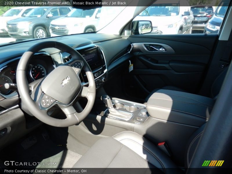 Mosaic Black Metallic / Jet Black 2020 Chevrolet Traverse Premier AWD