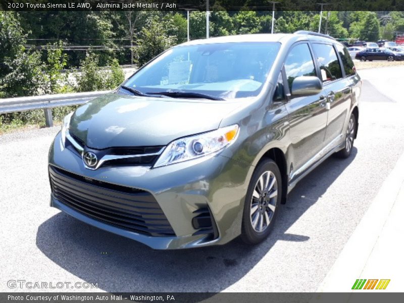 Alumina Jade Metallic / Ash 2020 Toyota Sienna LE AWD