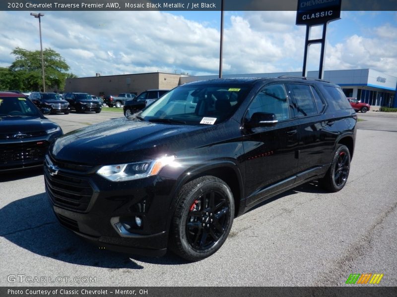 Mosaic Black Metallic / Jet Black 2020 Chevrolet Traverse Premier AWD