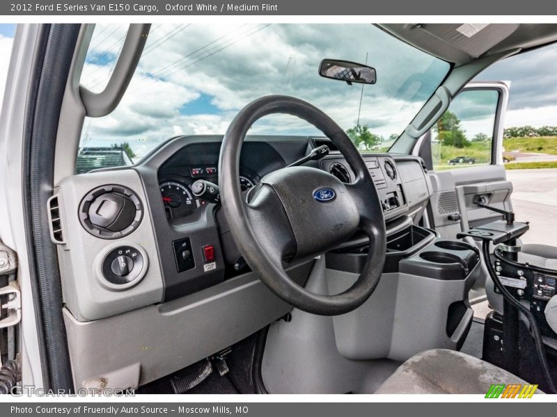 Oxford White / Medium Flint 2012 Ford E Series Van E150 Cargo