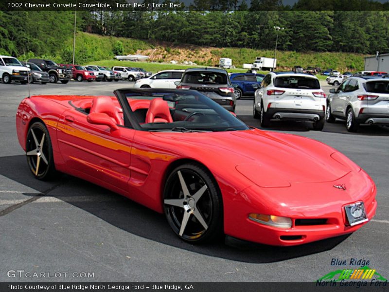 Torch Red / Torch Red 2002 Chevrolet Corvette Convertible
