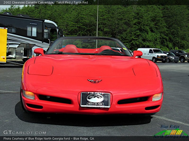 Torch Red / Torch Red 2002 Chevrolet Corvette Convertible