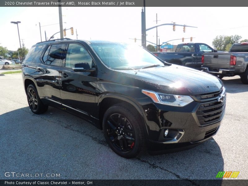 Mosaic Black Metallic / Jet Black 2020 Chevrolet Traverse Premier AWD