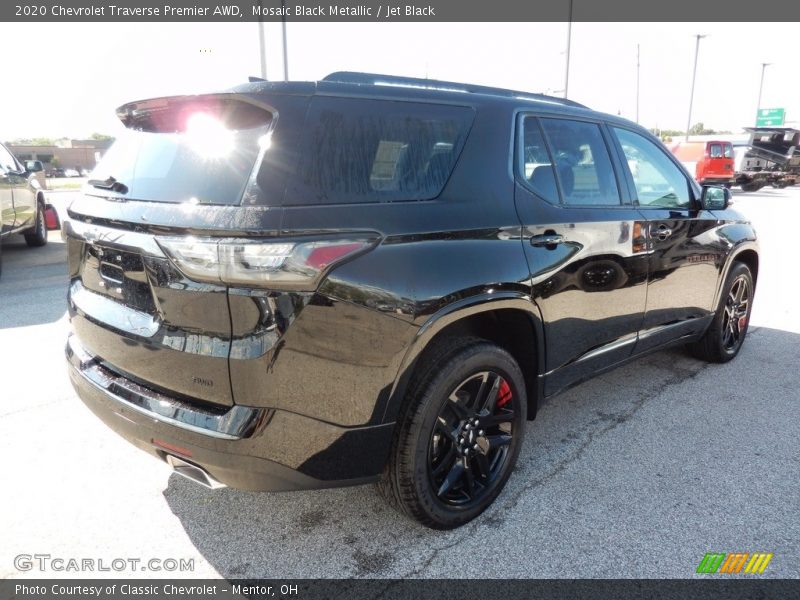 Mosaic Black Metallic / Jet Black 2020 Chevrolet Traverse Premier AWD