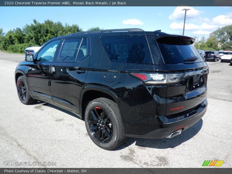 Mosaic Black Metallic / Jet Black 2020 Chevrolet Traverse Premier AWD