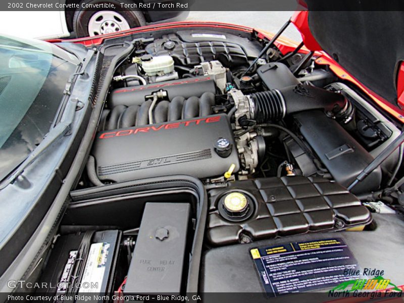 Torch Red / Torch Red 2002 Chevrolet Corvette Convertible