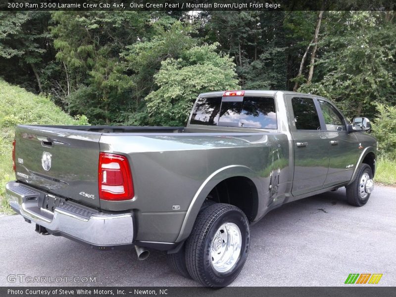 Olive Green Pearl / Mountain Brown/Light Frost Beige 2020 Ram 3500 Laramie Crew Cab 4x4