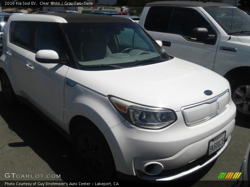  2016 Soul EV Clear White
